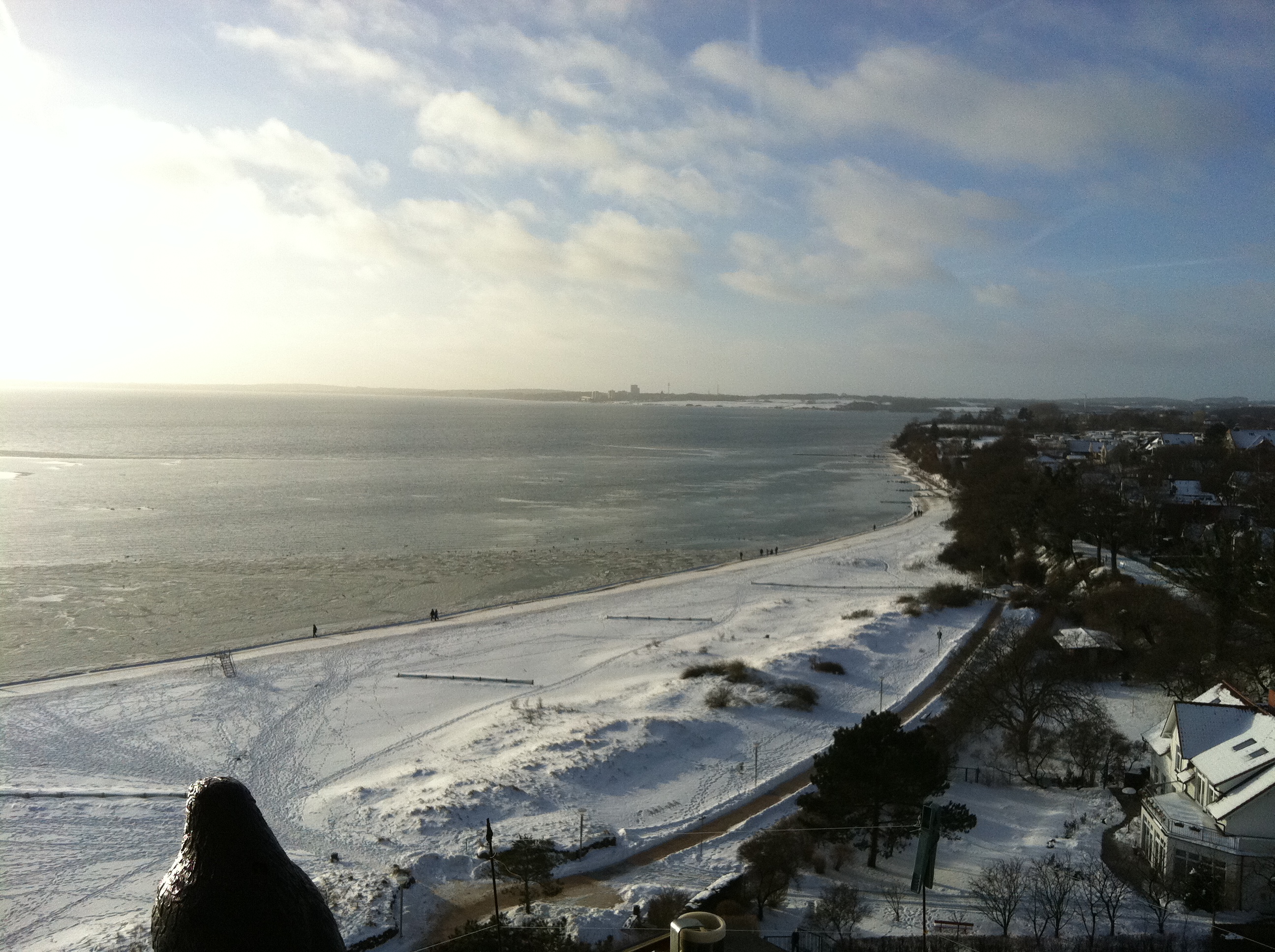 Strand im Winter